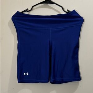 Under Armour Women's Athletic biker Navy Shorts